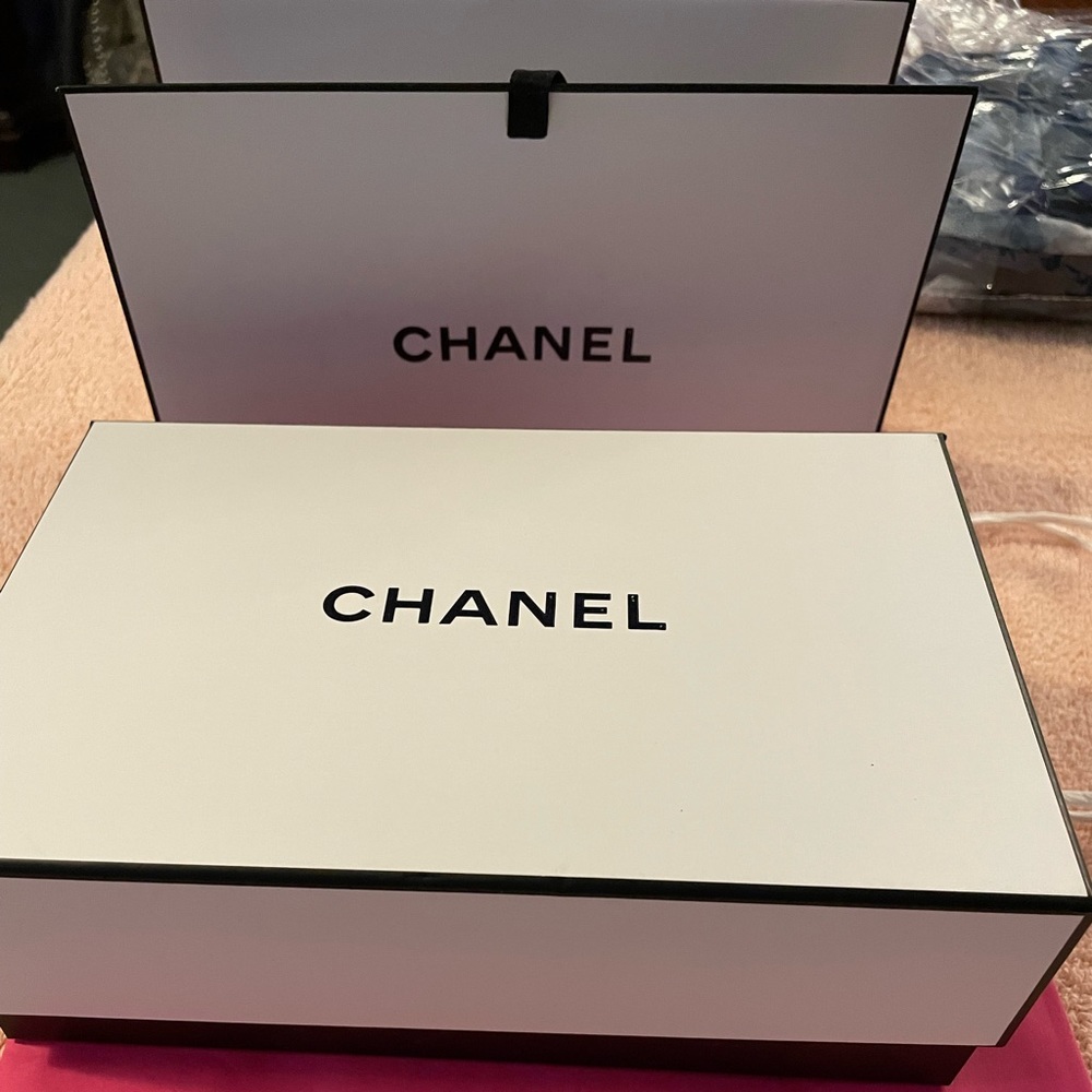 2 Empty Chanel perfume containers